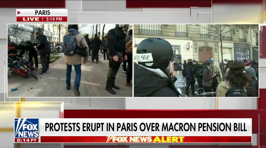 France's Macron Met With Angry Protests During Speech In Netherlands ...