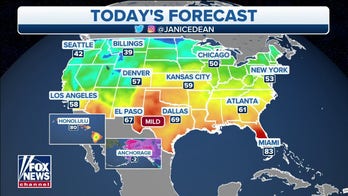 National weather forecast for December 13