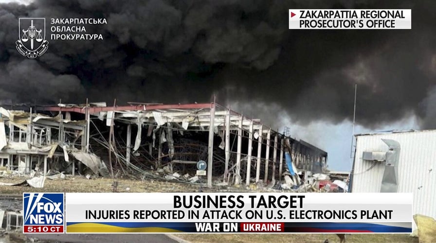 Russia strikes US electronics plant in latest attack on Ukraine