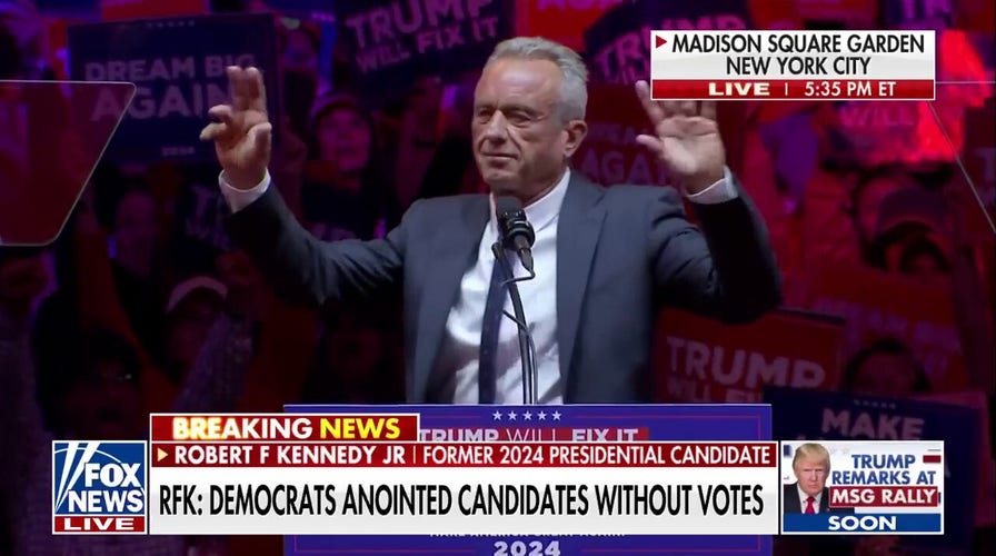 RFK Jr. says Democrats were once a 'party of peace', now 'party of war'