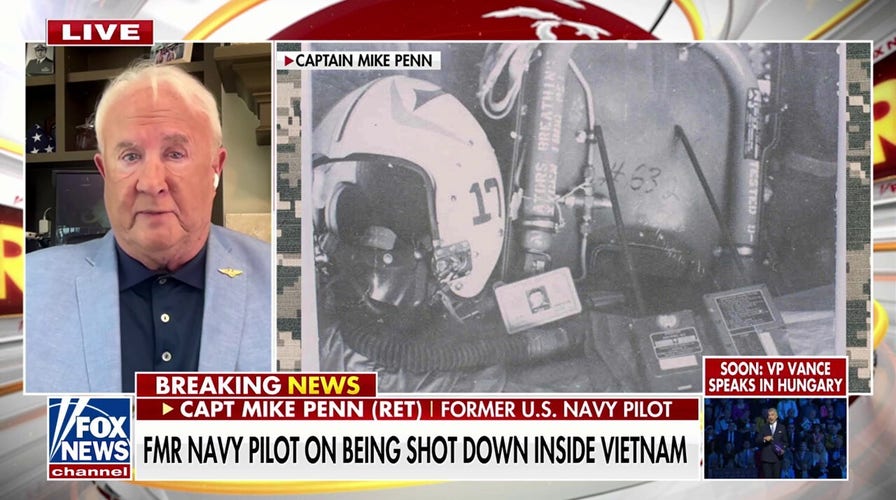 Former Navy pilot details ‘incredibly violent’ experience being shot down in Vietnam