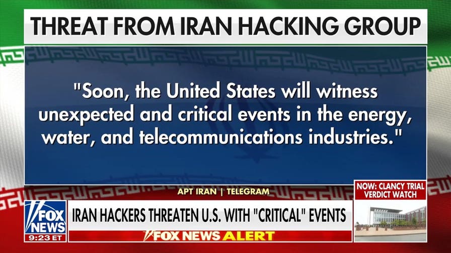Iranian hacking group threatens US infrastructure with cyberattacks