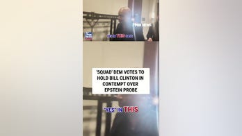 'Squad' Dem votes to hold Clinton in contempt over Epstein probe