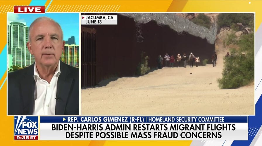 Biden-Harris’ renewed migrant flight program is ‘fraught with abuse and fraud’: Rep. Gimenez