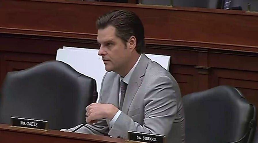 Matt Gaetz clashes with Air Force general about gender identity labels