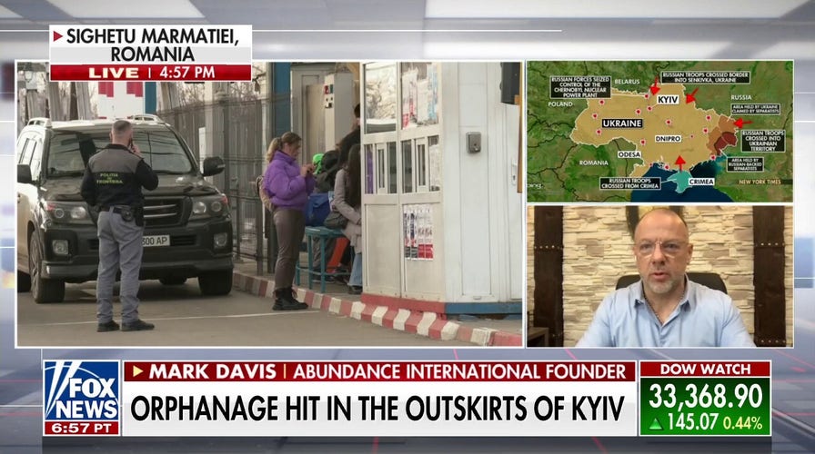 Orphanage reportedly hit as Russian forces enter Kyiv