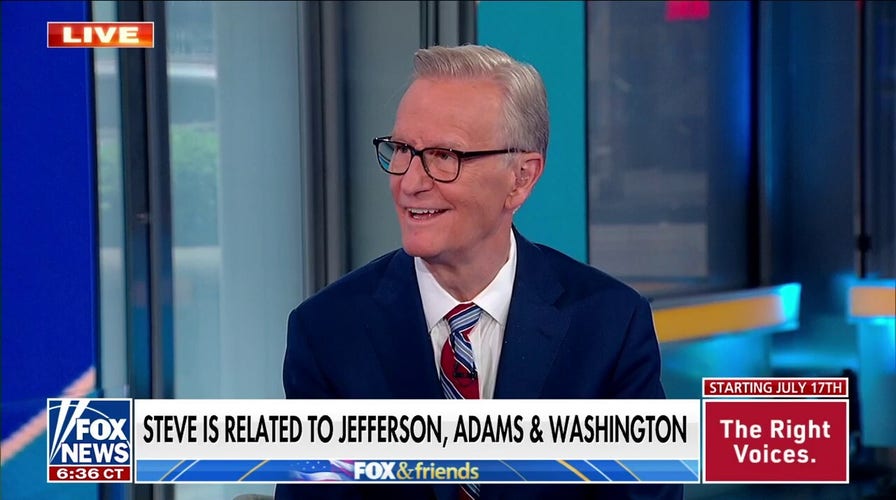 Steve Doocy discovers he is related to US founding fathers