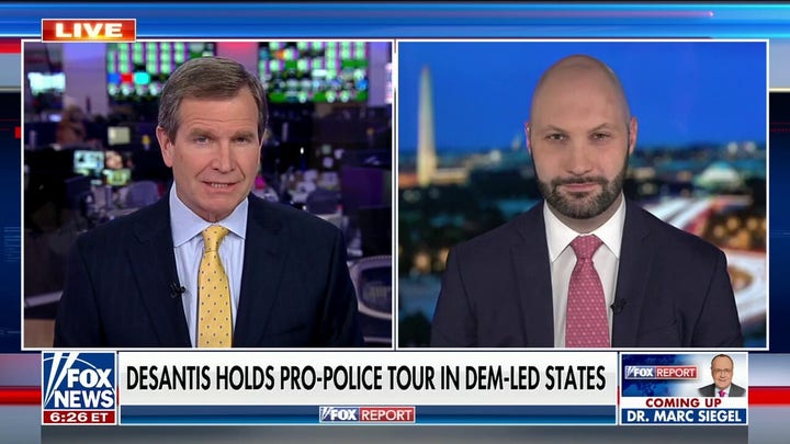 Florida Gov. Ron DeSantis holds pro-police tour in blue states