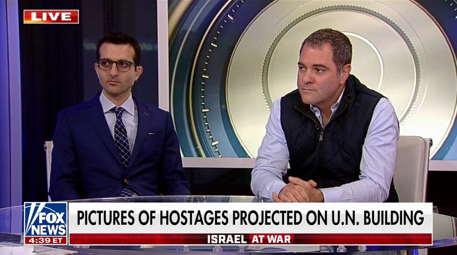 We want to bring awareness to what happened on Oct. 7 by projecting these images: Or Waknin