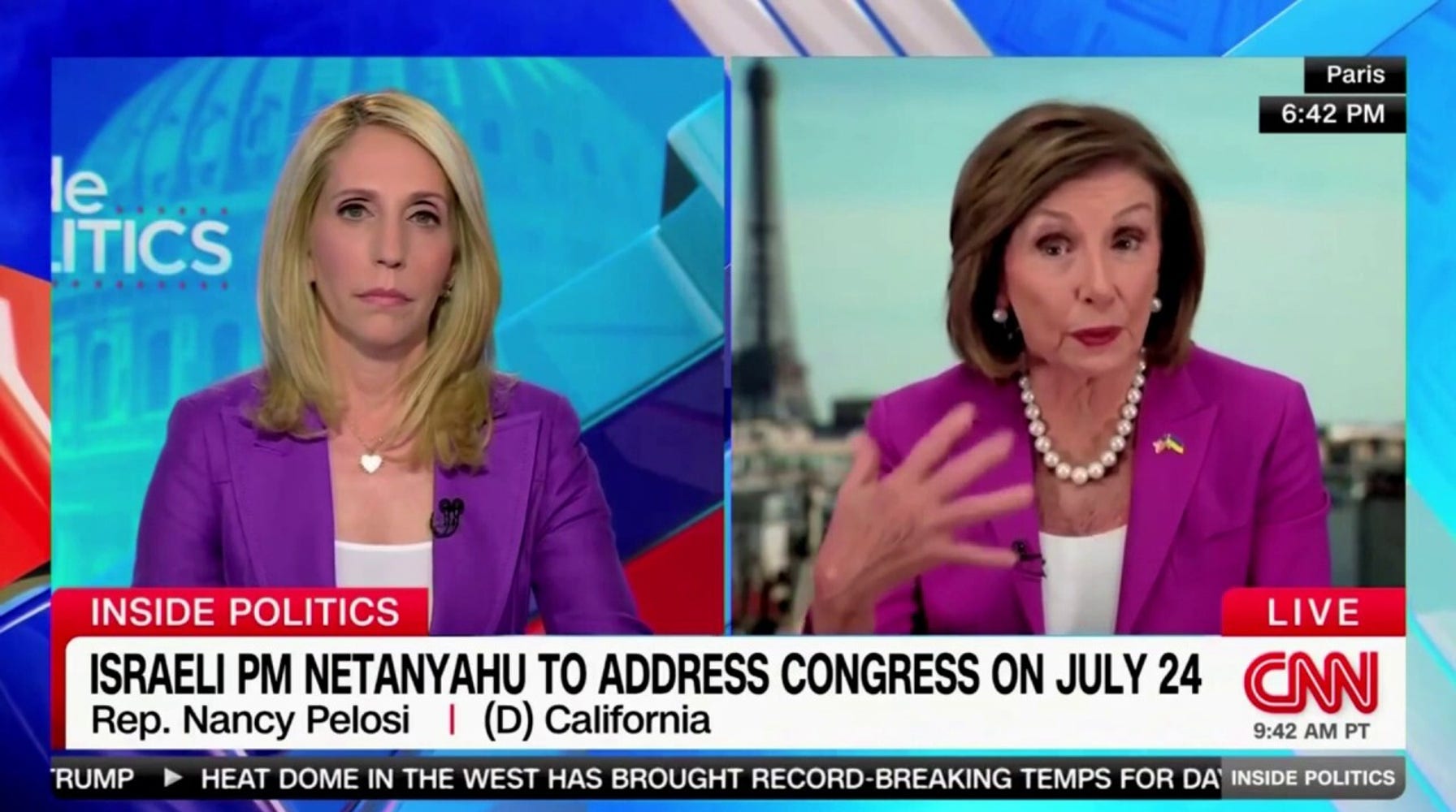 Pelosi Condemns Netanyahu's Capitol Hill Speech Invitation