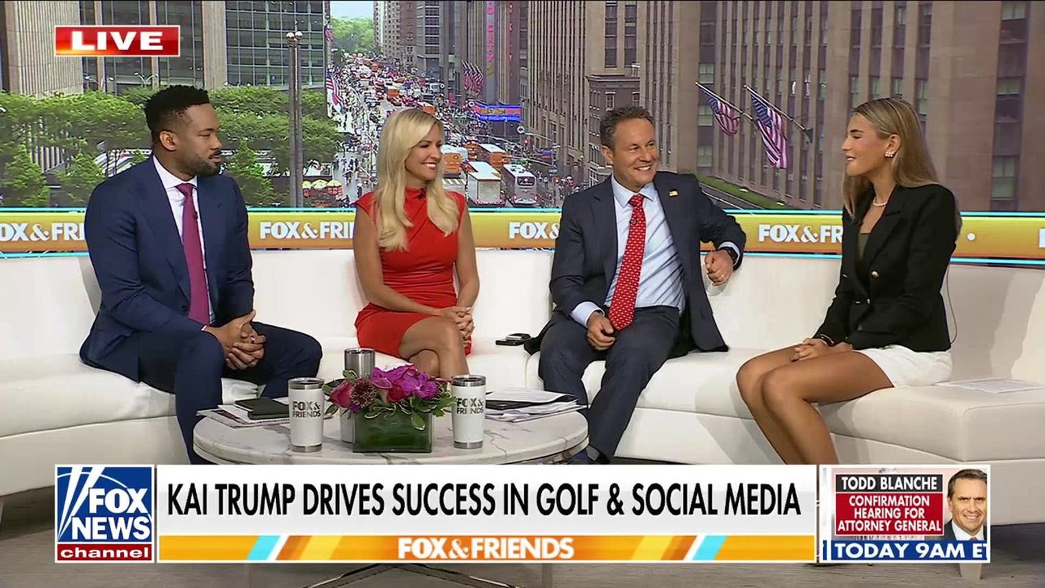 Kai Trump discusses golf, social media success and college plans