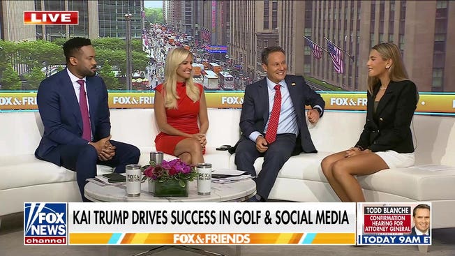 Kai Trump discusses golf, social media success and college plans