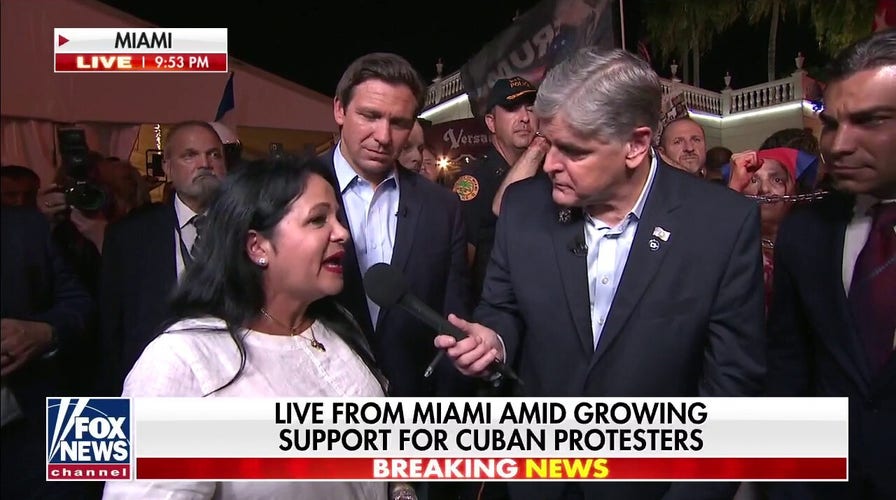 Supporters rally to ask for freedom in Cuba