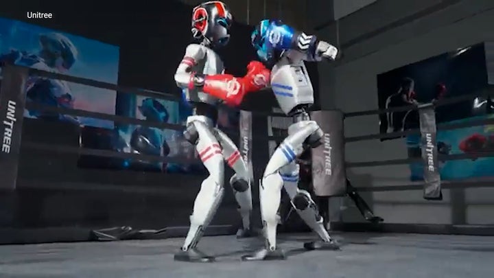 Robots step into the ring for the first-ever boxing match