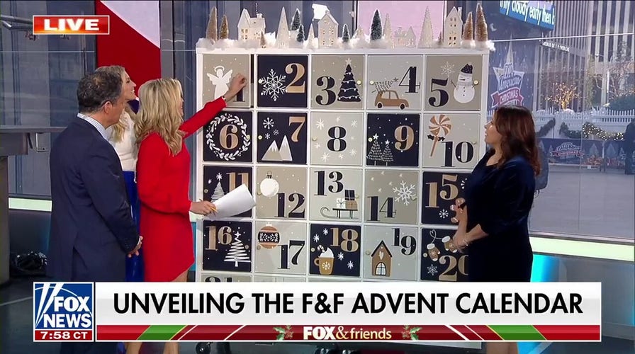 ‘FOX & Friends’ unveils their advent calendar