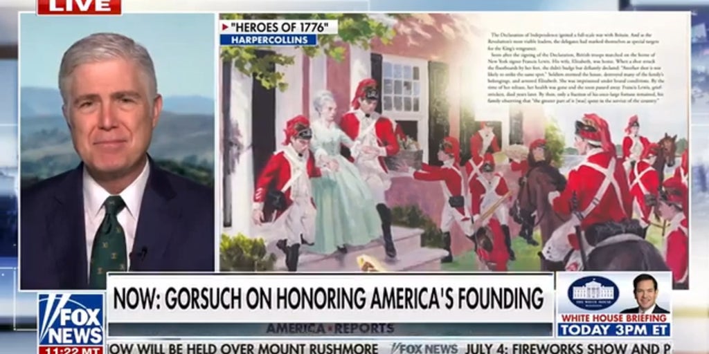 Gorsuch unpacks lessons from America’s founding in new children’s book