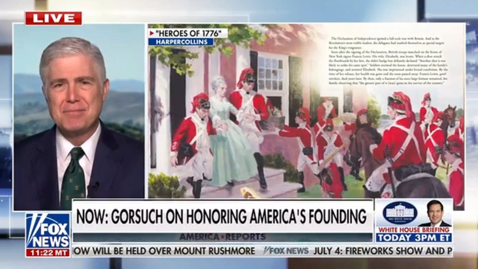 Gorsuch unpacks lessons from America’s founding in new children’s book