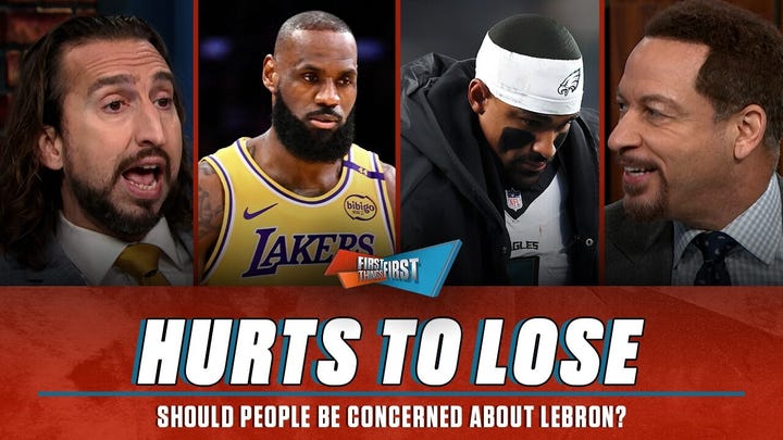 ‘Concerning’ LeBron James injury; is Jalen Hurts to blame for the Eagles loss to the Giants? | FTF
