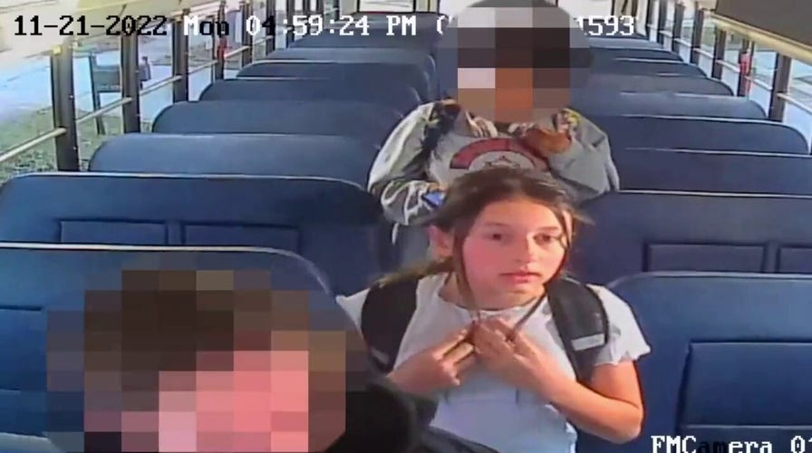 FBI releases video of missing North Carolina 11-year-old Madalina Cojocari getting off school bus.