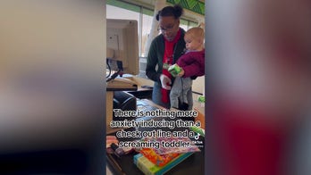 Dollar Tree employee helps mom in need after toddler has meltdown in checkout line