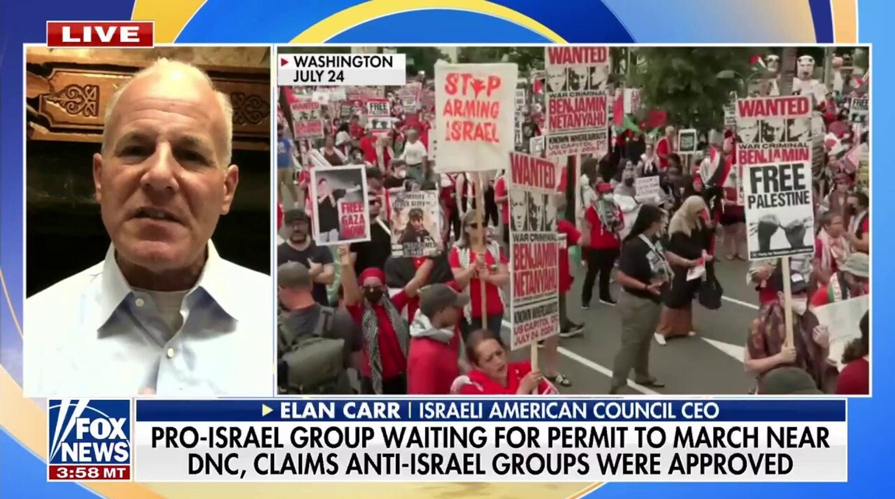 Pro-Israel Group Denied Permit for DNC March, Anti-Israel Groups Approved