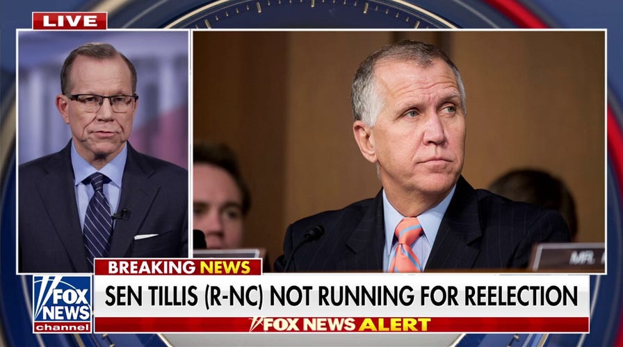 Sen. Tillis announces he will not seek re-election