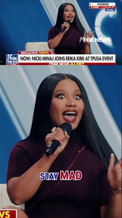 'STAY MAD': Nicki Minaj gives SAVAGE reply to backlash over Trump support