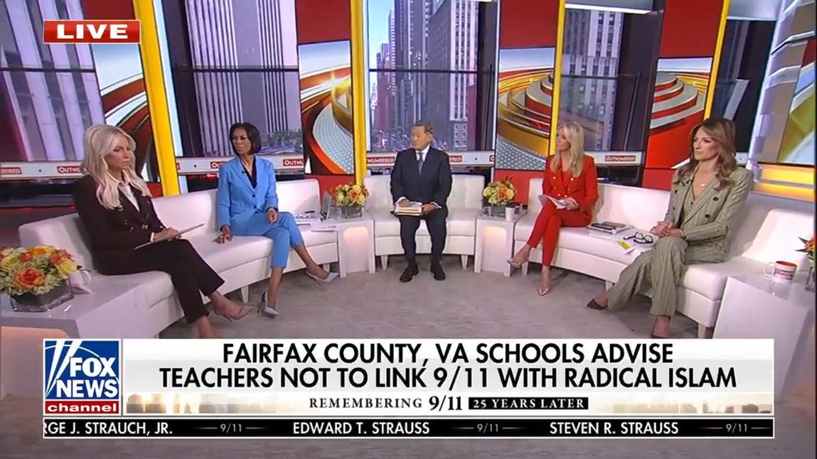 Fairfax County Public Schools advise teachers not to associate 9/11 with Islam