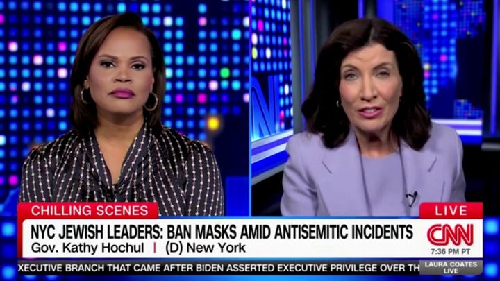 NY Gov. Hochul says she’s considering a mask ban to reduce hate crimes