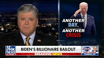 SEAN HANNITY: Another massive crisis for the reckless, incompetent Joe Biden and his administration