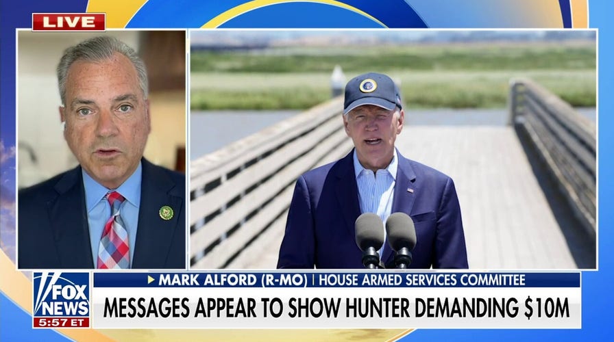 Rep. Mark Alford reacts to new Hunter Biden WhatsApp messages: 'Danger to our national security'