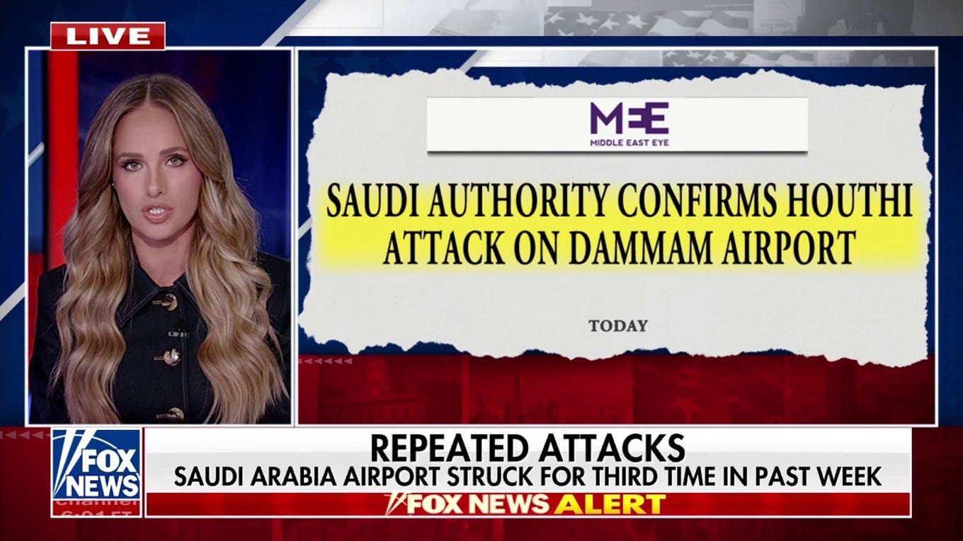 Saudi Arabia confirms third attack on major airport after Houthis claim responsibility