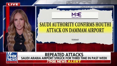 Saudi Arabia confirms third attack on major airport after Houthis claim responsibility