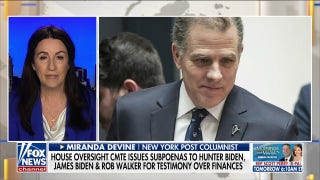Hunter, James Biden subpoenas 'notching' House investigation up to 'a very aggressive level': Miranda Devine - Fox News