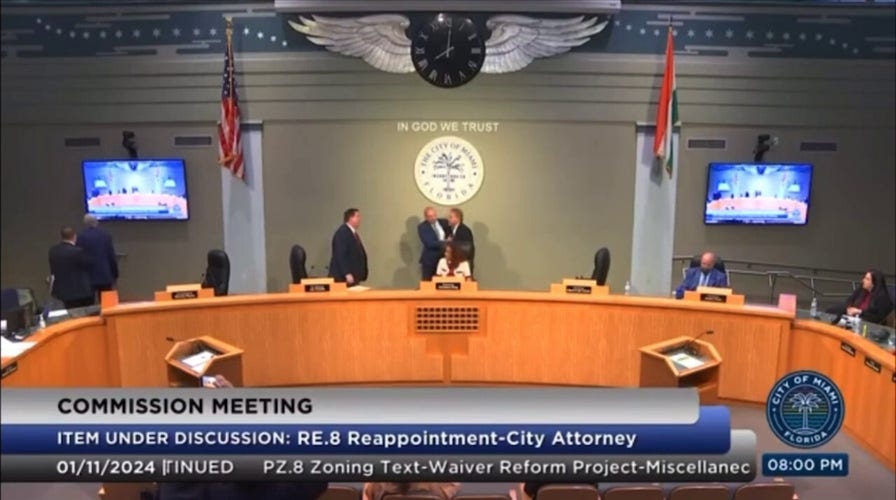 Miami City Commission meeting ends early after commissioners appear to nearly brawl