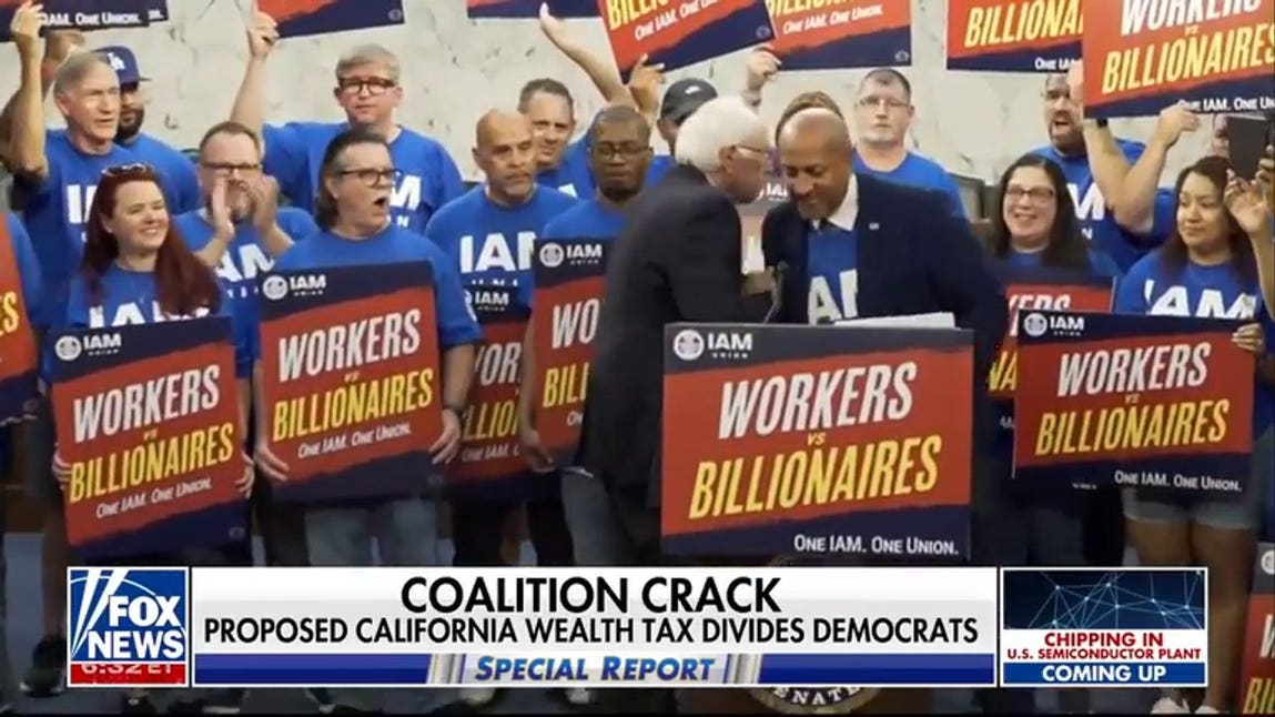 California billionaire tax proposal divides the left