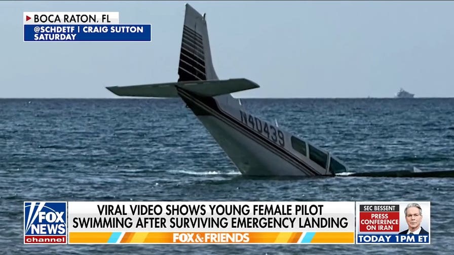 Pilot survives emergency landing off Boca Raton beach