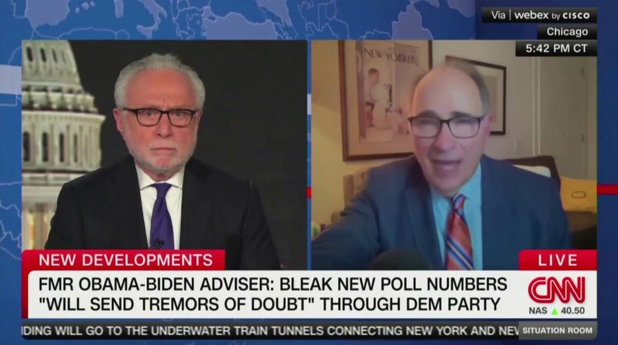 Axelrod's dire assessment of Biden re-election chances prompts CNN's Blitzer to ask, 'Should he drop out?'