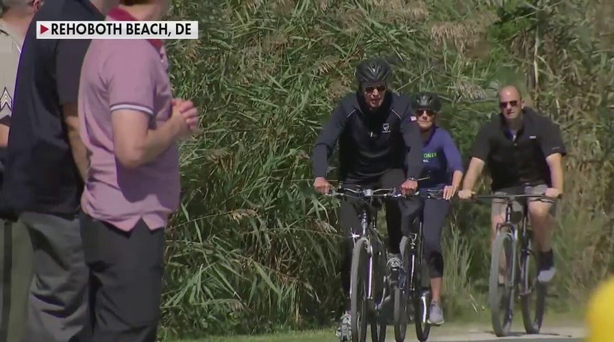 President Biden dodges questions on beach bike ride