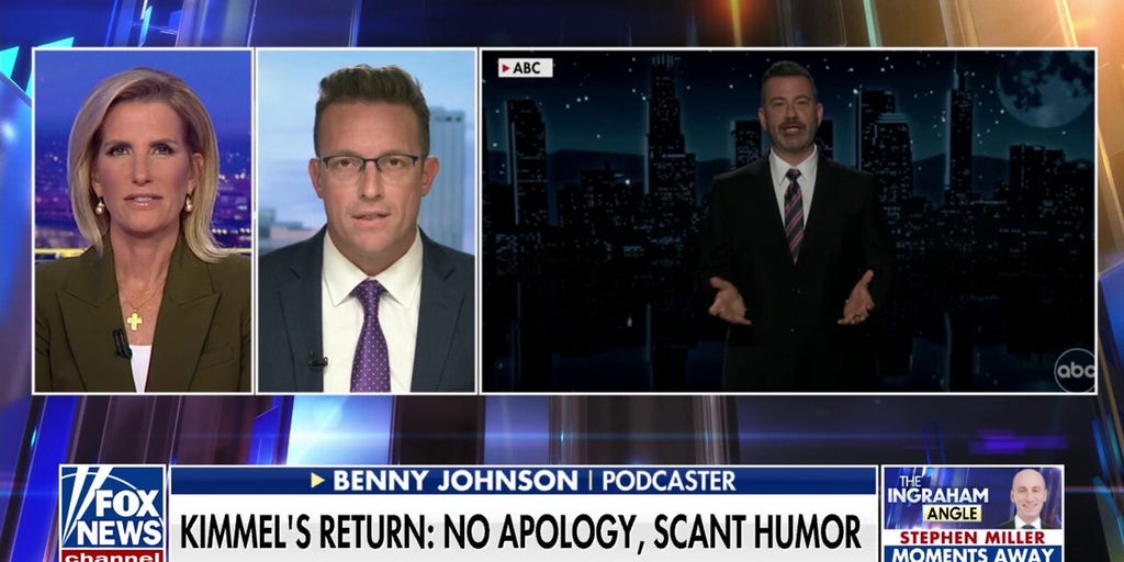 Jimmy Kimmel 'clearly not sorry' for comments on Charlie Kirk's assassin: Benny Johnson