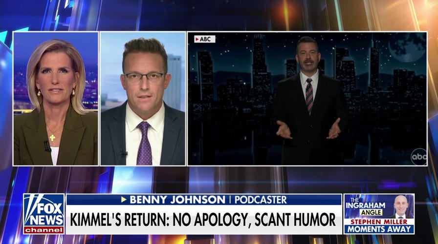 Jimmy Kimmel 'clearly not sorry' for comments on Charlie Kirk's assassin: Benny Johnson
