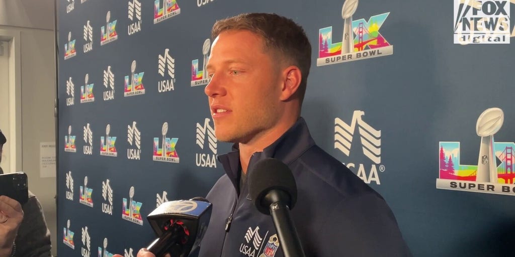 Christian McCaffrey reacts to being named NFL's Salute to Service Award recipient