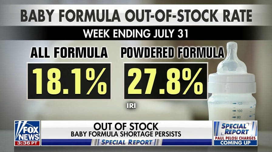 Baby formula shortage persists