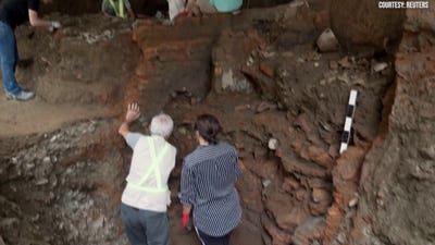 Roadwork leads to 1,000-year-old discovery buried beneath capital boulevard