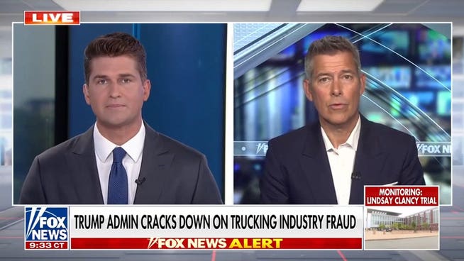 Sean Duffy details Trump admin crackdown on fraudulent commercial driving