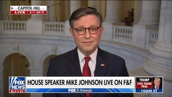 Speaker Mike Johnson defends stopgap bill to avert government shutdown