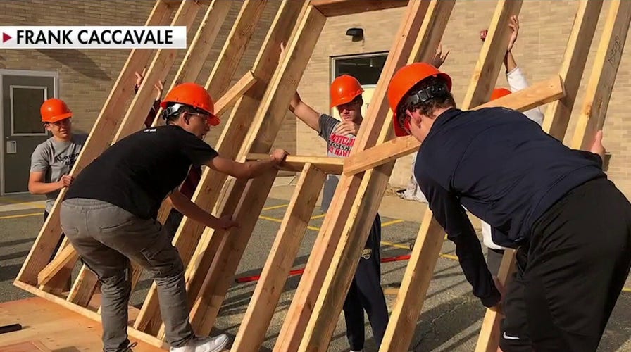 NJ students building home in school parking lot for family in need