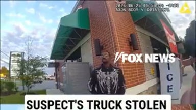Suspect's truck STOLEN while allegedly BURGLARIZING Verizon store