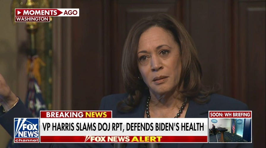 Kamala Harris blasts special counsel report: 'Clearly politically motivated'