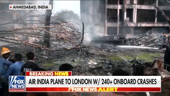 Air India plane crashes in residential area of Ahmedabad with 240+ onboard